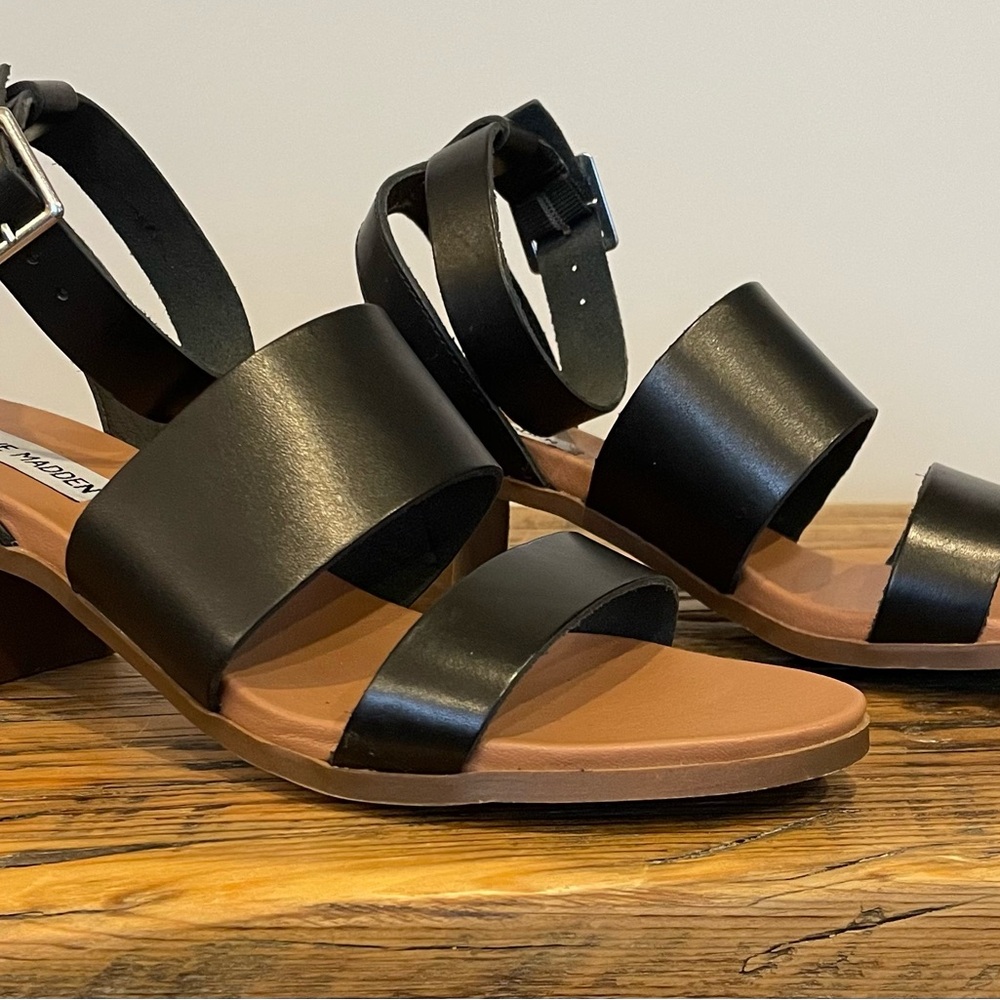 Steve Madden sandals.
